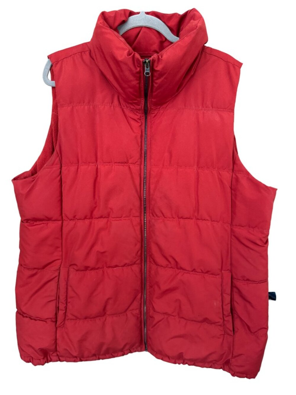 Tomato Red Puffer Vest - XXL Tall, Old Navy